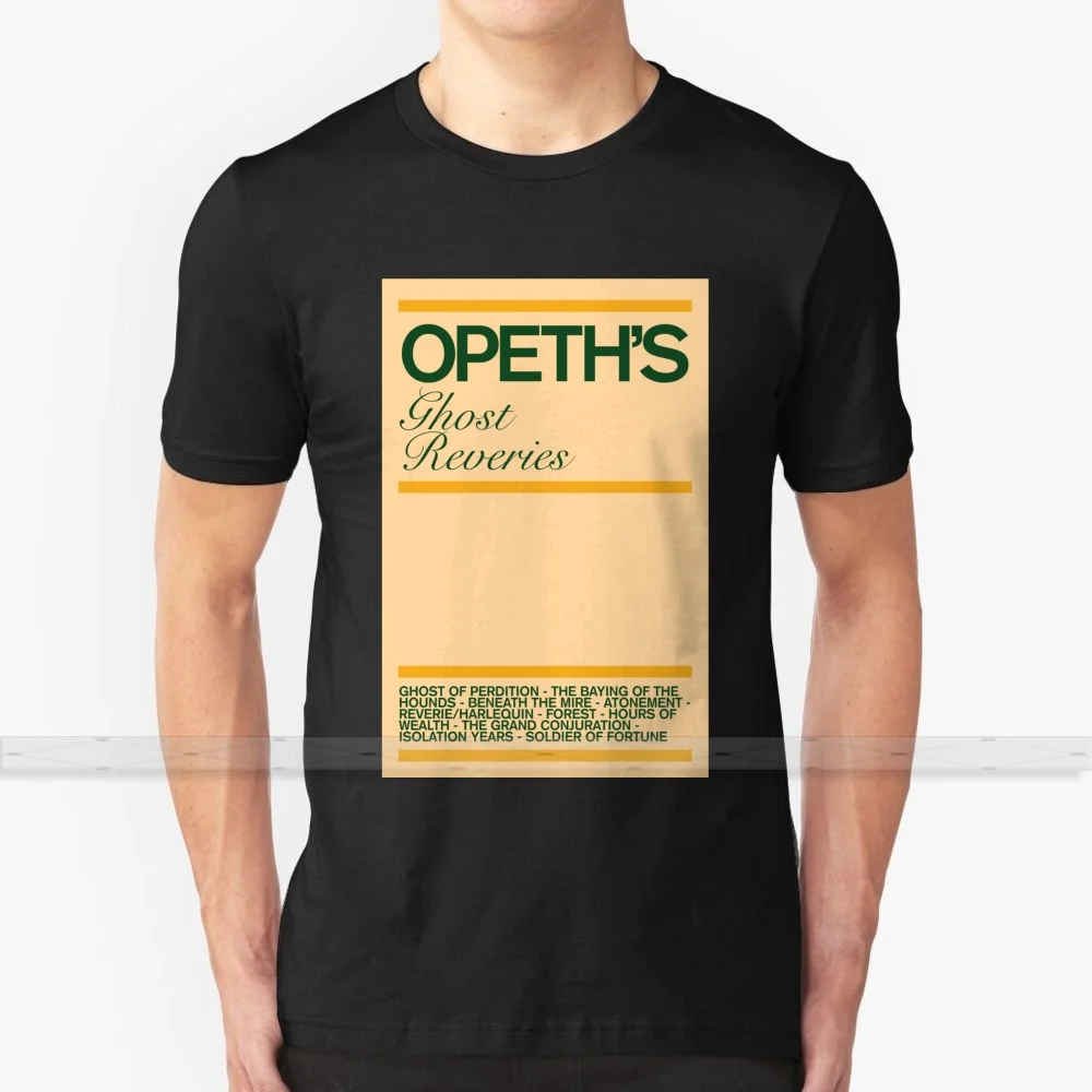 Opeth T Shirt Pria 3D Cetak Musim Panas 