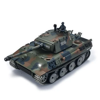

1:16 German Leopard Heavy Tank 2.4G Remote Control Model Military Tank with Sound Smoke Shooting Effect - Metal Ultimate Edition