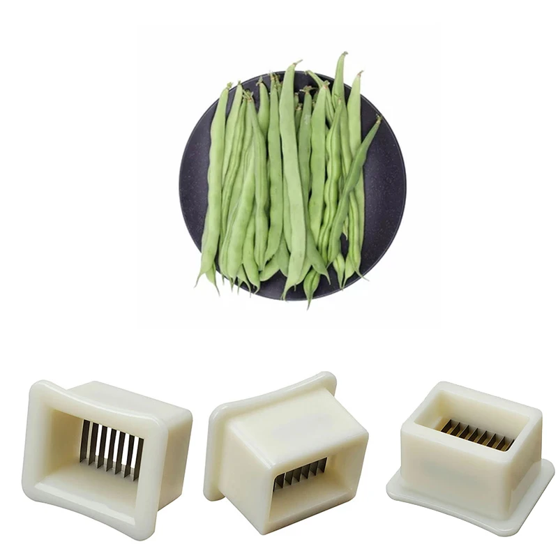 1//2PCS Bean Slicer French Runner Easy Handy Tool String Remover Cutter X-mas Use