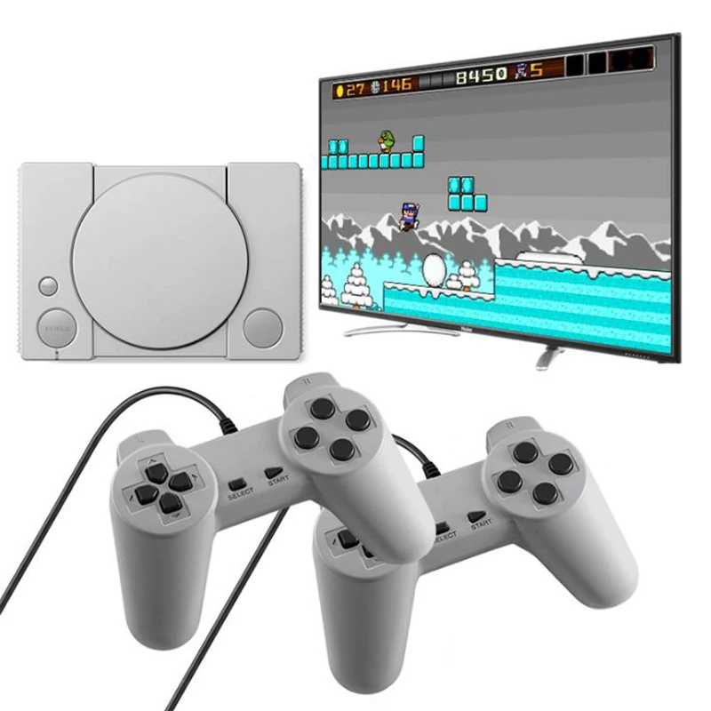 

Classic 8-bit PS1 mini TV game console retro built-in 620 game