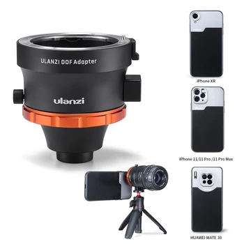 

Ulanzi DOF Smartphone Full Frame Camera Lens Adapter with Phone Case for iPhone 11 Pro E Mount Lens SLR DSLR Camera Lens Adapter