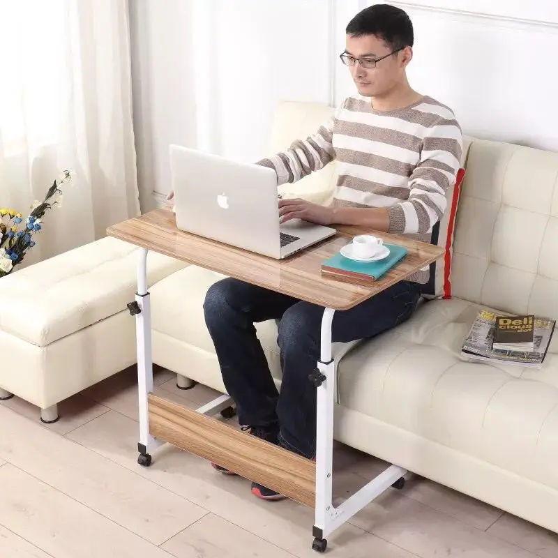 

Multifunctional real mobile computer liftable small desk for home learning and writing