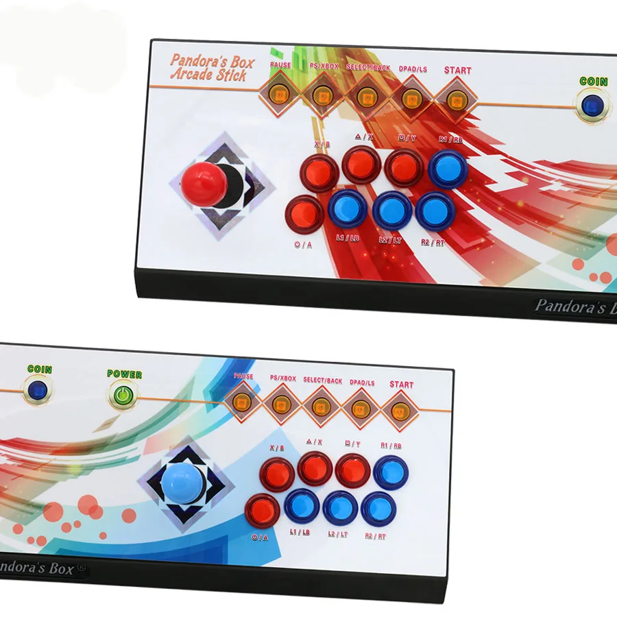 US $219.00 Pandora Box 6 1300 in 1 8 Button Family 2 players Joystick Arcade Console Support FBA MAME PS1 Game Can Add up to 3000 Games