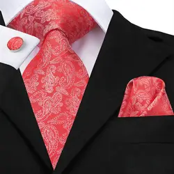 Привет-галстуком-бабочкой 100% шелковый галстук-бабочка для Для мужчин красный галстук-бабочка галстук с ярким узором комплект карман