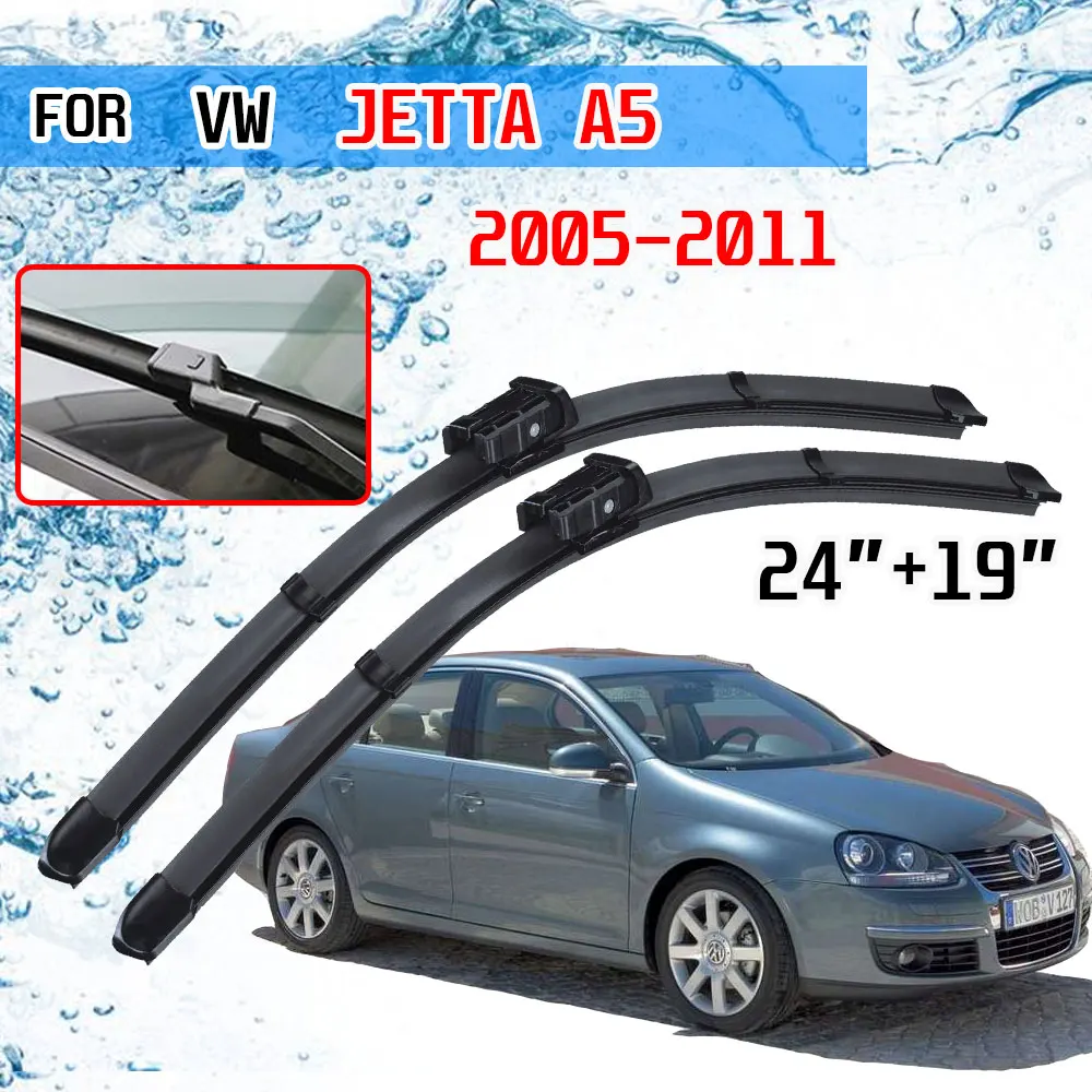 Escobillas para parabrisas delantero coche, accesorios para VW Jetta A5 5 MK5 2005 2006 2007 2008 2010 2011 - AliExpress Automóviles y