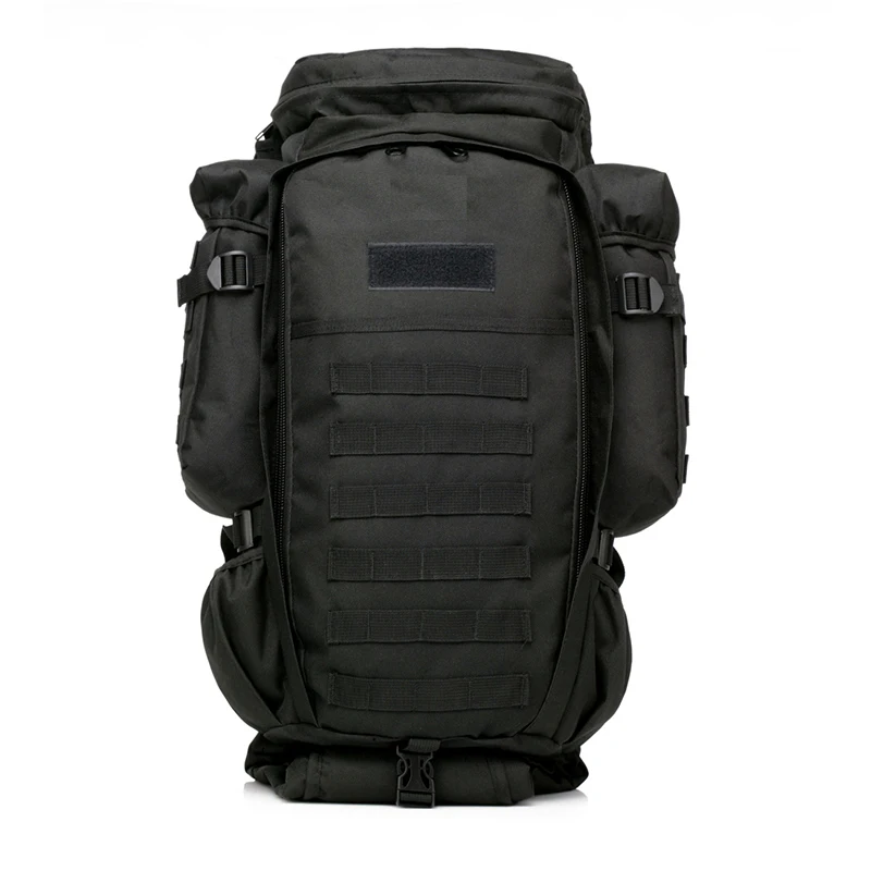 black 65L рюкзак военный тактический рюкзак для охоты стрельба для походов, альпинизма, туризма путешествий - Цвет: black