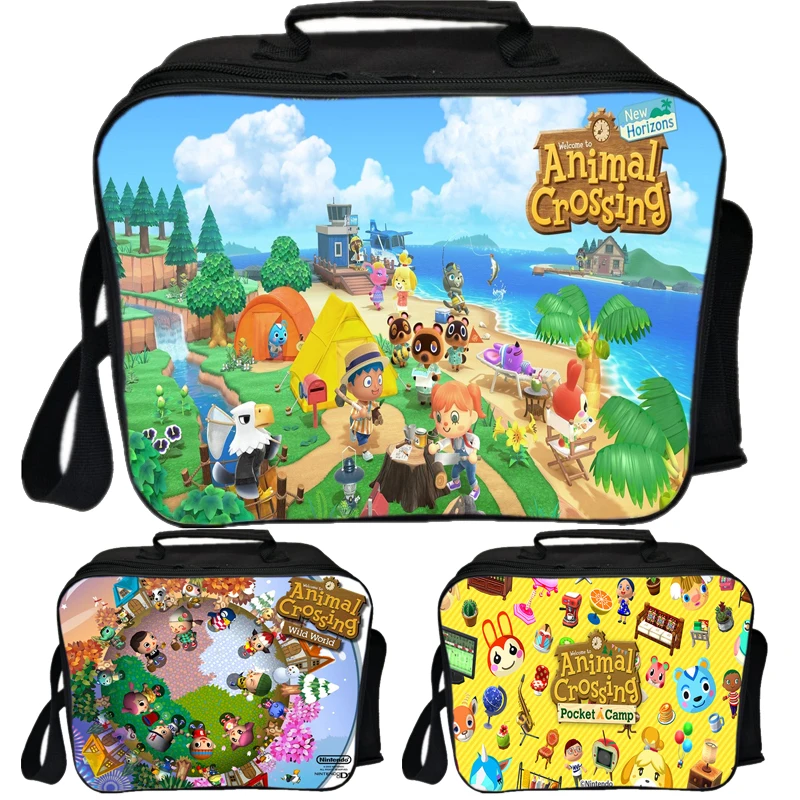 

2020 Spring Animal Crossing Portable Lunch Box Food Storage Case Container Dinnerware Bento Box For Student School Office Home
