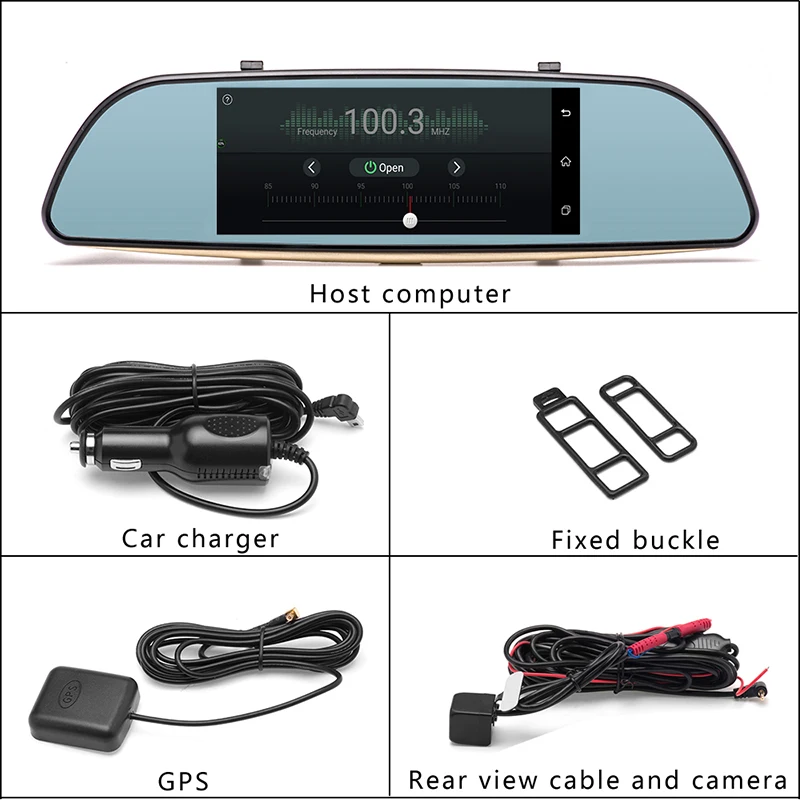 Hd " Gps сенсорный экран двойной объектив DVR Автомобильная камера рекордер видеорегистратор ночного видения циклическая запись g-сенсор привод видео Bluetooth