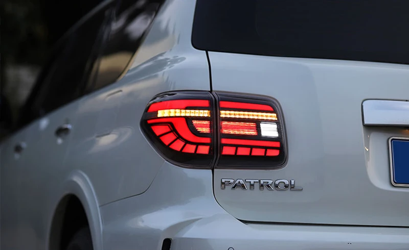 Автомобильный задний фонарь для Nissan Patrol Y62 задние фонари 2012- тормозной запас поворота