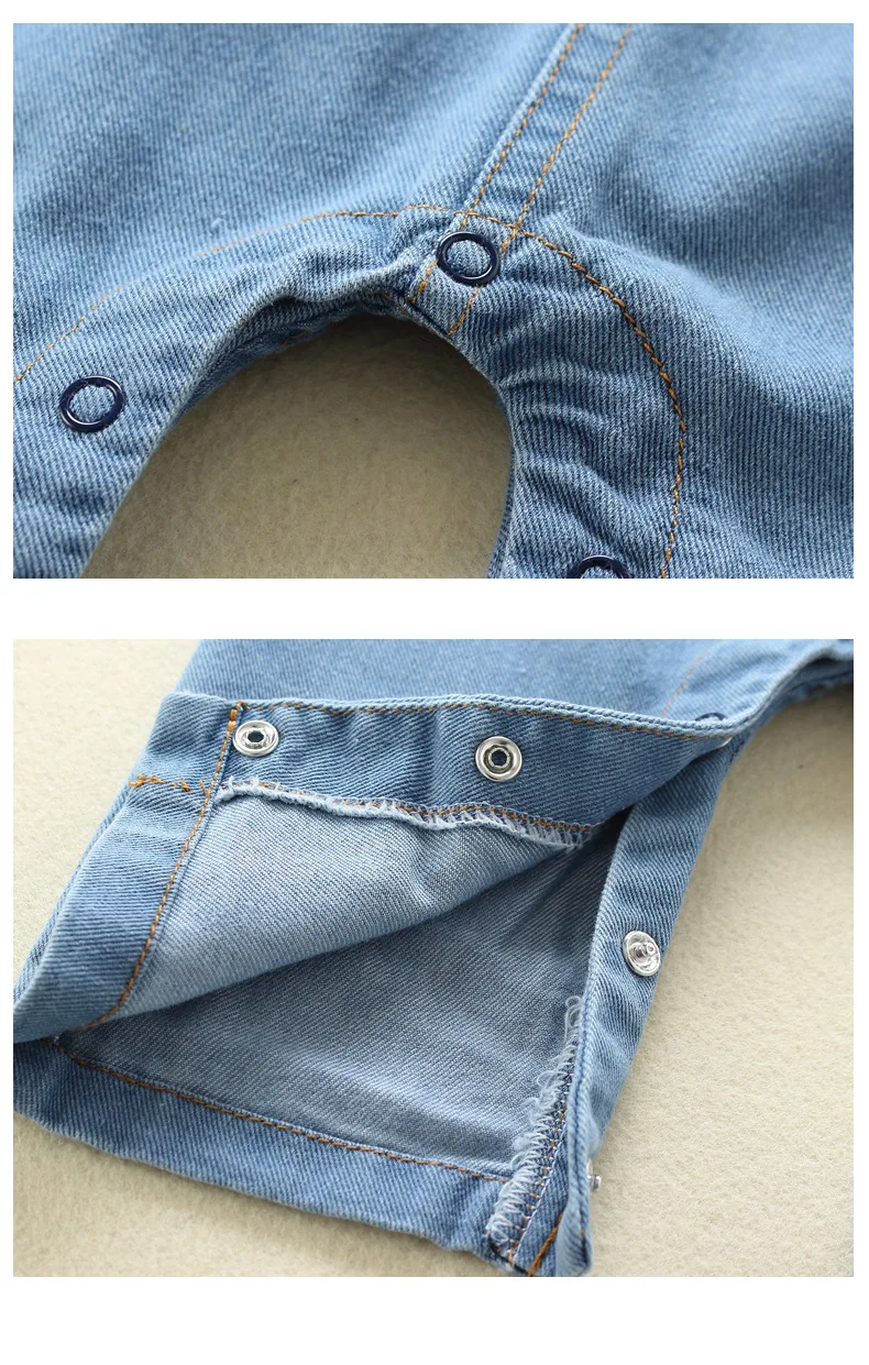 JOYINPARTY Summer Suspender Pants Children Denim Solid Pattern Sleeveless Pants Overalls Trousers 4M-2Yrs Outfit