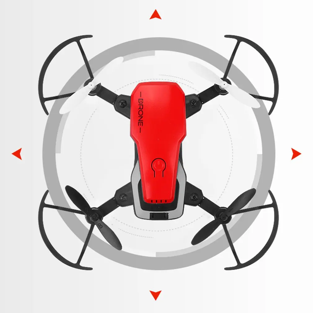 GW10 мини-Дрон 4CH g-сенсор широкоугольный объектив 0.3MP Wifi RC Дрон с режимом удержания высоты Безголовый складной Квадрокоптер с светодиодный
