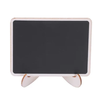 

Mini Chalkboard Place Cards with Easel Stand and Chalk for Wedding, Parties, Table Top Numbers, Food Signs and Special Event Dec