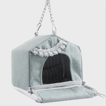 

Legendog Hamster Foldable Hammock Cute Hanging Pet House Small Animal Hammock for Hamster Soft Winter Warm Hanging Nest
