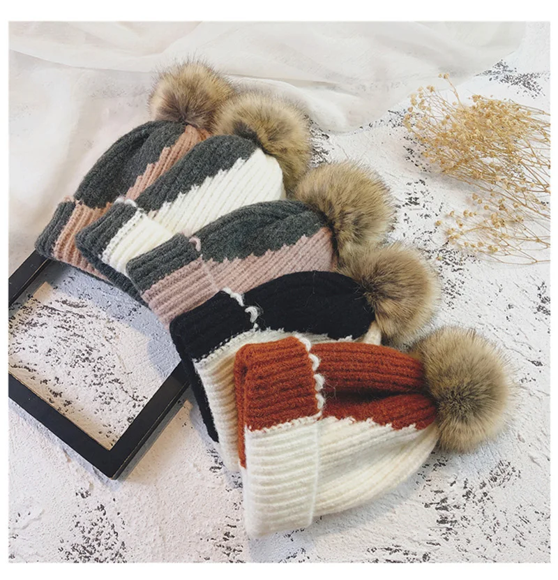 Шапочки Кепка унисекс s зимние Skullies для Кепка унисекс теплые шапочки с зимней шапочкой мужские и женские шапки Beanie шапки зимние