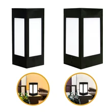 Солнечный водонепроницаемый Европейский сад вилла двор открытый настенный столб лампа