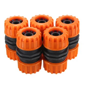 

5Pcs 1/2" Plastic Pipe Hose Connector Garden Joiner Mender Extend Repair Adaptor Coupler Garden Water Connectors