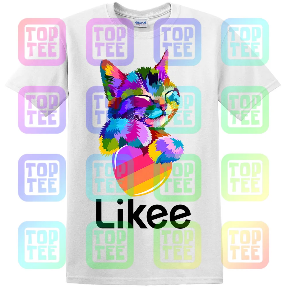 Likee футболка для приложения likee heart ca футболка классная футболка забавная футболка