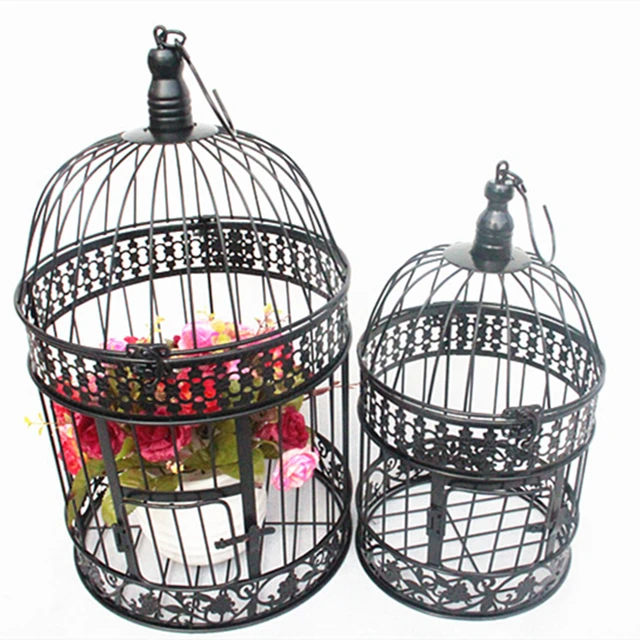 Wrought Iron Flower Cage Ornaments  Wrought Iron Wedding Decoration - Metal  Bird - Aliexpress