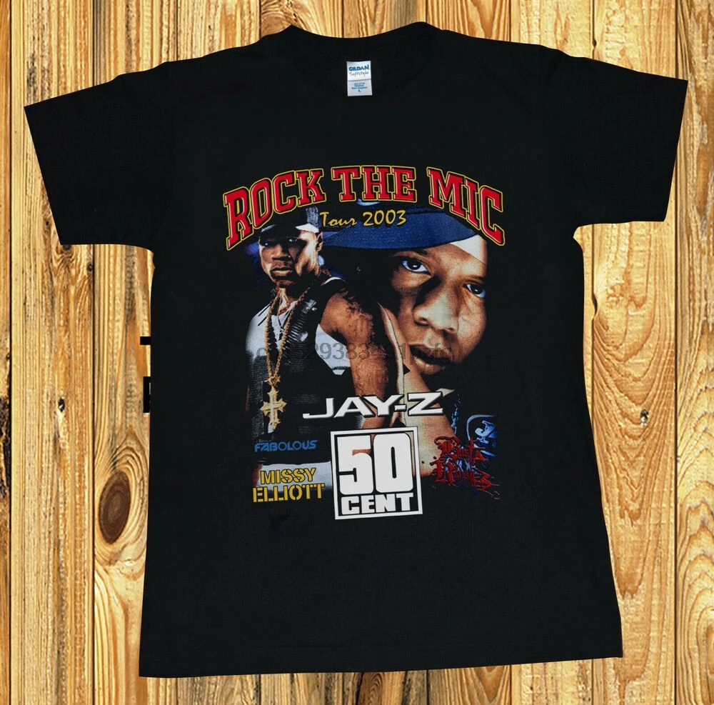 Jay Z 50 Cent Roc The Mic Vintage Rap 