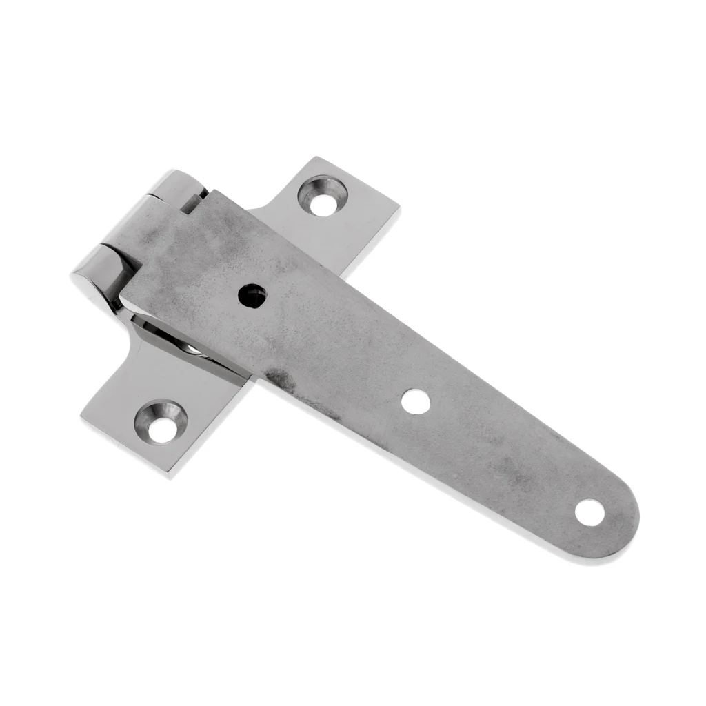 Set Of 2, Stainless Steel Rustproof Cabinet Door/Gate Hinge Silver 6 Inch