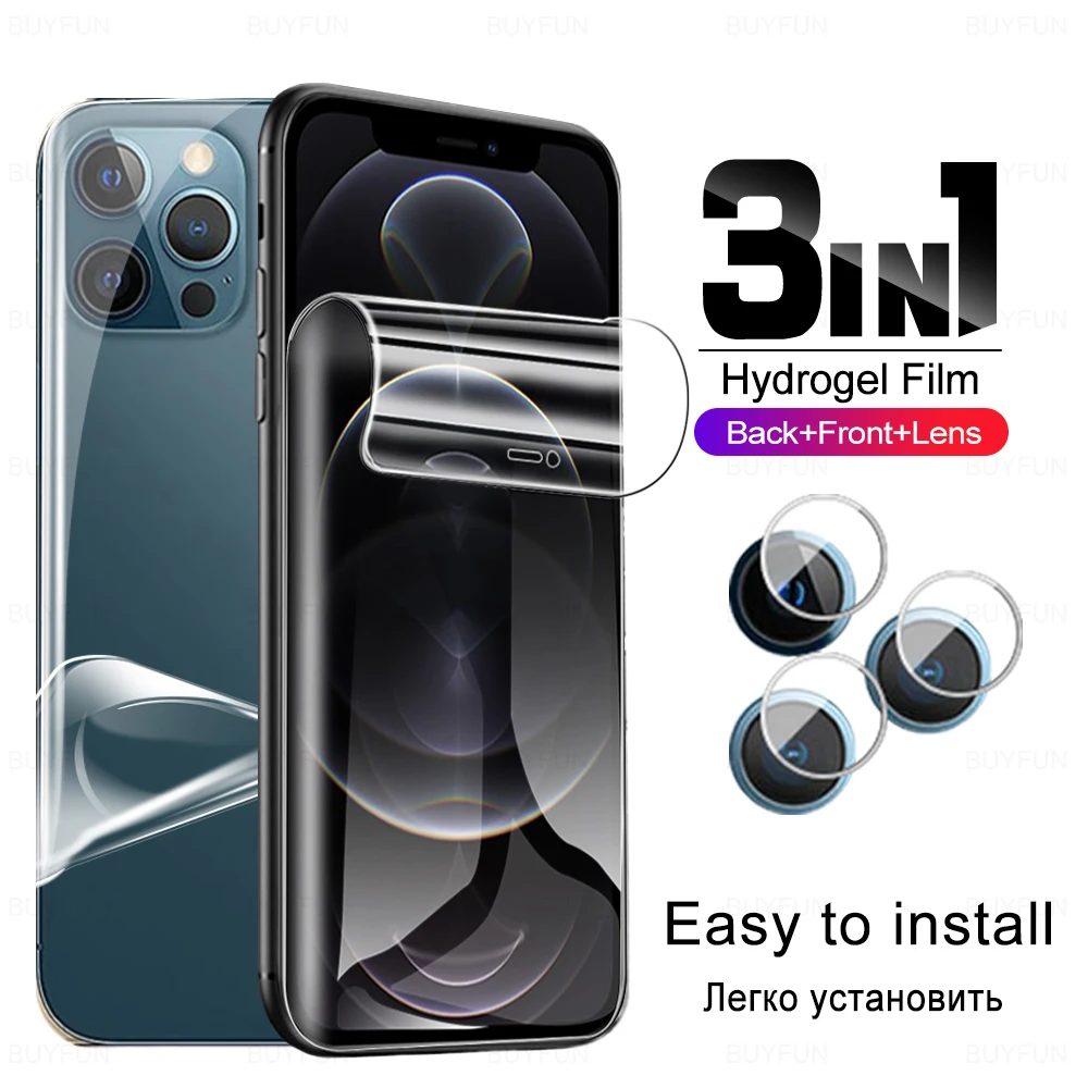 Hydrogel Cameras Iphone 11 Pro Max Camera Lens Protector Protective