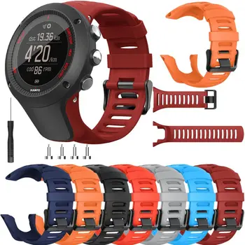 

1Set Anti-slip Silicone Watchband Wrist Strap for AMBIT 1/2/2S/2R/3P/3S/3R Watch 95AF