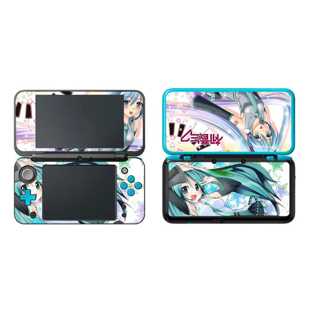 Hatsune Miku виниловая наклейка на кожу для нового 2DS LL XL наклейка на кожу для nintendo 2DSLL виниловая Защитная Наклейка