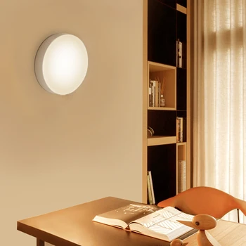 

New 6 LED Stepless Dimming Night Light Energy Conservation for Bedroom Cabinet Wireless USB Rechargeable Warm White/White Light