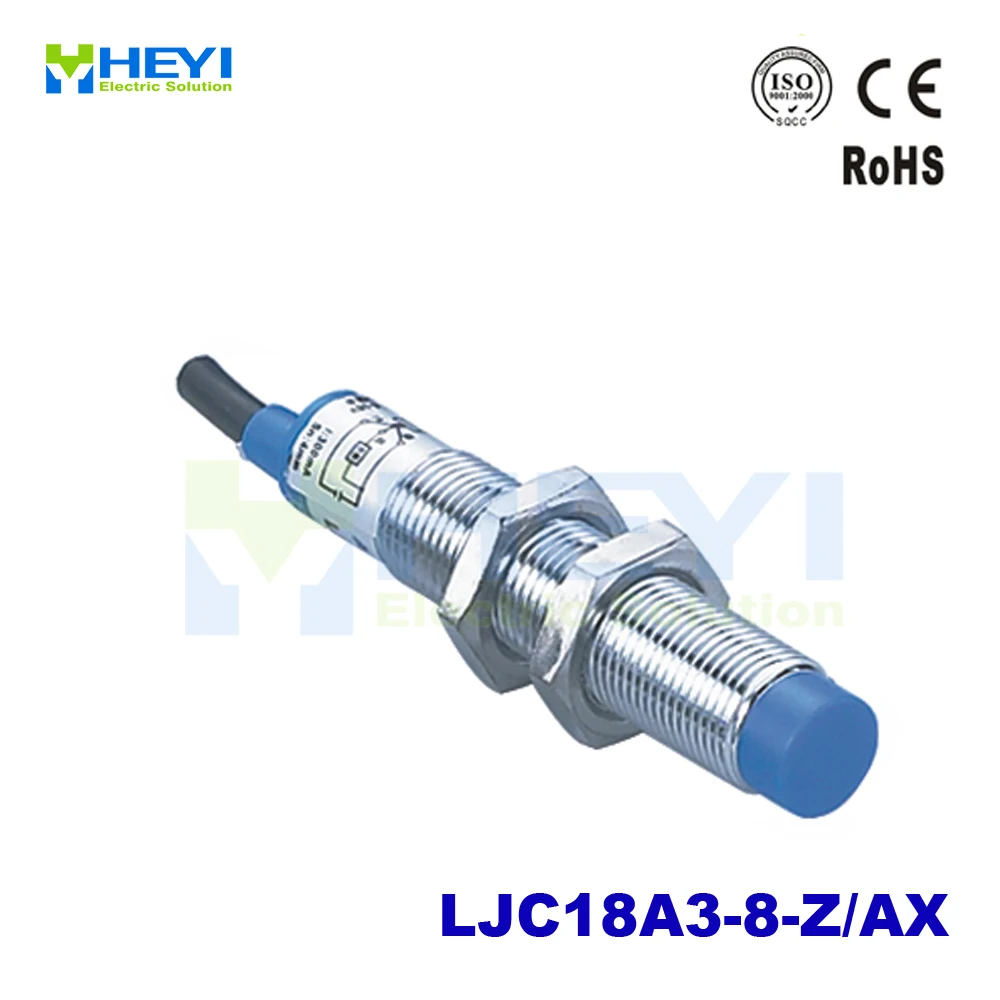 Емкостный датчик приближения M18 LJ18A3-8-Z/AX DC6-36V 3-wire NC NPN 300mA Бесконтактный