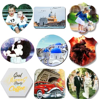 

DIY Souvenir Fridge Magnet Stickers Personal Customized Sublimation Magnet for Refrigerator Fridge Magnet Your Family Photo