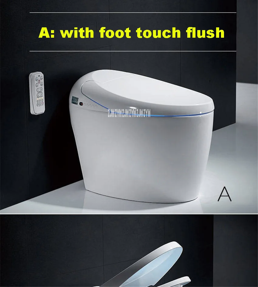 003 Многофункциональный Электрический керамика Туалет Сифон Тип умный цельный туалет бытовая вода Tankless Intelligence Туалет