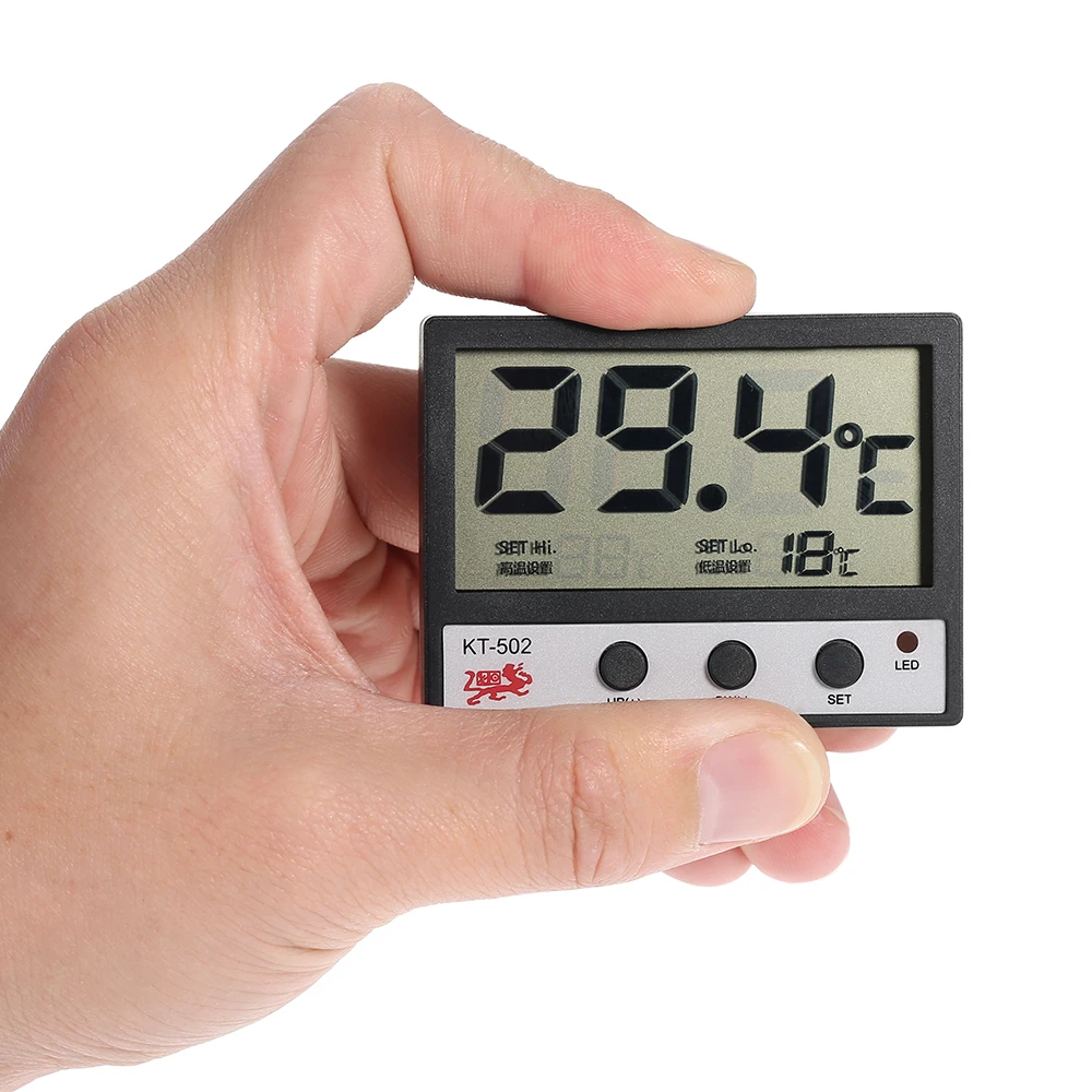 ЖК-цифровой аквариумный термометр для аквариума измеритель температуры воды °C/°F сигнализация высокой/низкой температуры