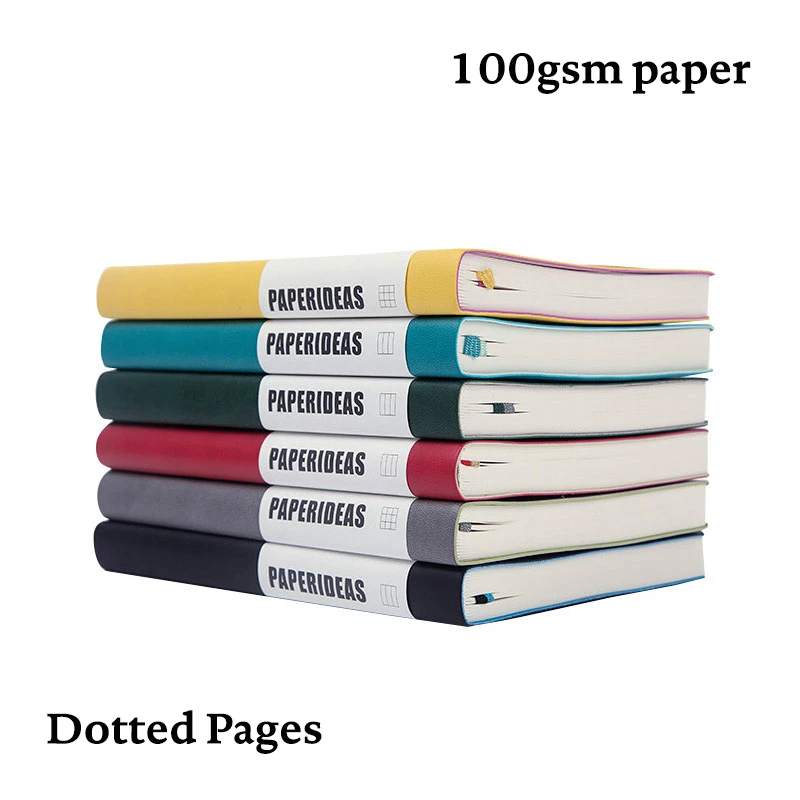 A5 Bullet Journals Dot Notebook 1 Page 100gsm Retro Diary Bandage Candy Color Journal Kawaii Notepad Agenda Office Planner Notebooks Aliexpress