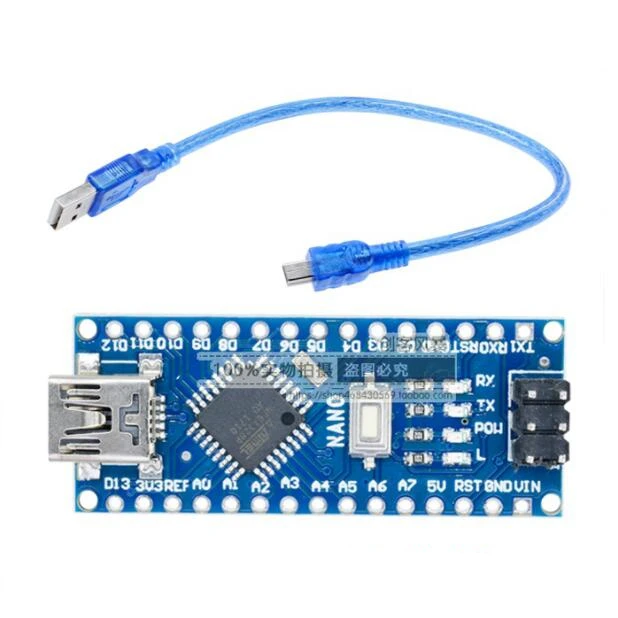 Nano V3.0 CH340G MCU/улучшенная версия/Atmega328P модуль макетной платы/обучающая плата(SCM+ USB кабель