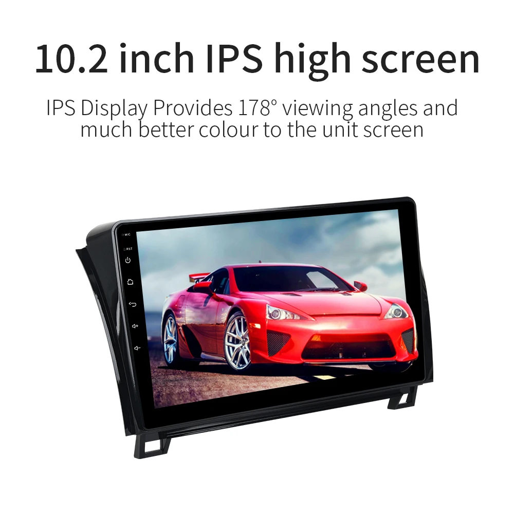 Dasaita автомобильный 1 din Android 9,0 радио для Toyota Tundra 2007-2013 gps Sequoia 2008- TDA7850 1080P видео 10," ips сенсорный экран