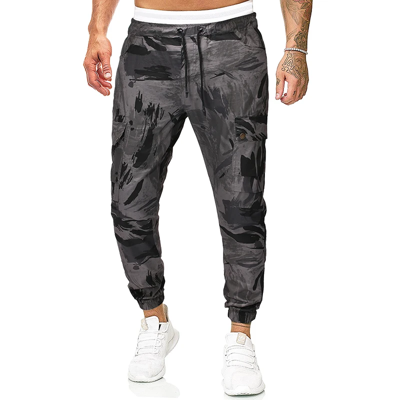 S-2XL новые мужские s Jogger осенние карандашный гаремный брюки мужские Камуфлированные штаны, милитари несколько стилей брюки свободные удобные брюки карго
