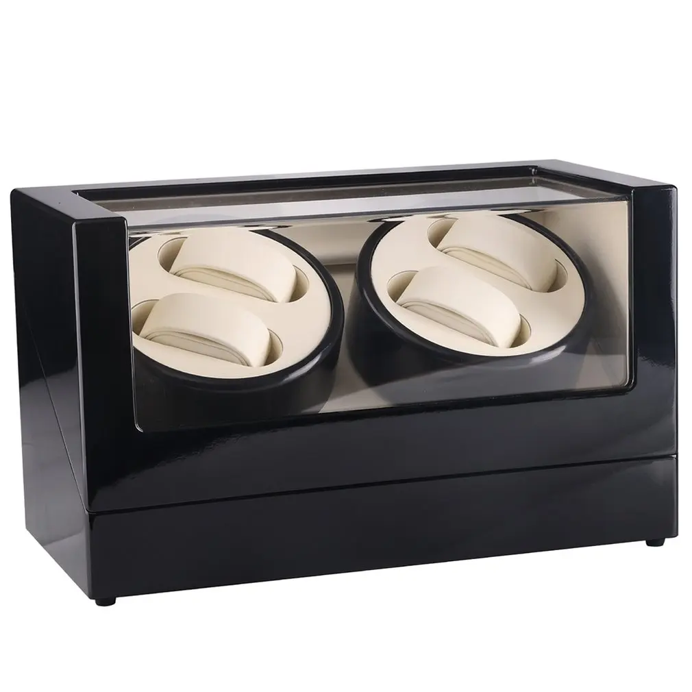 

4+0 Watch Winder Holder Automatic Mechanical Winding Box Motor Shaker Watch Display Table Fashion Watch Storage Case