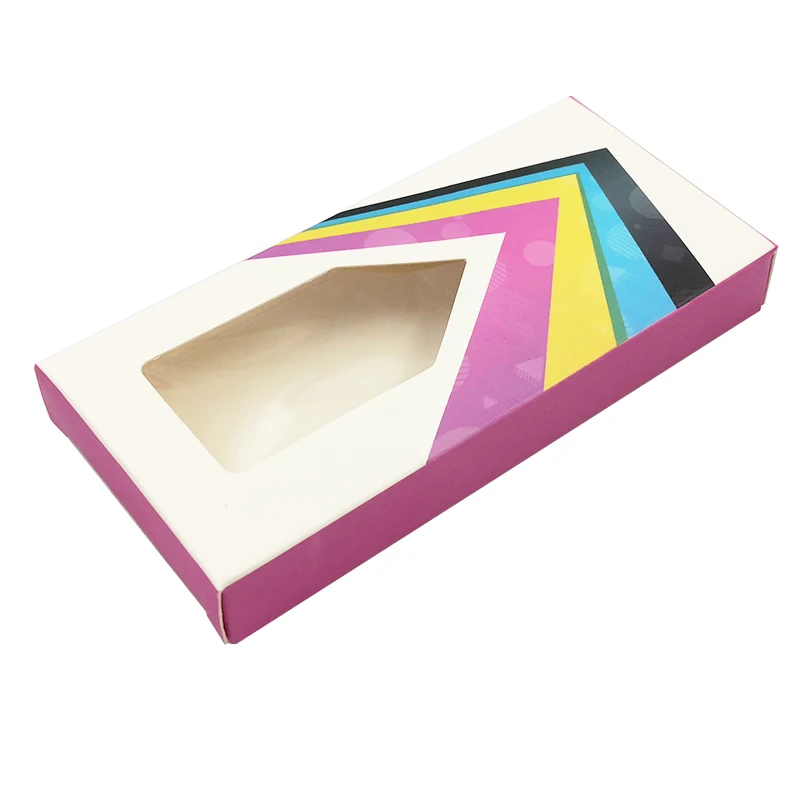 30 коробок 25 мм 3D норковые ресницы прямоугольная картонная коробка накладные ресницы упаковочная коробка без логотипа Косметическая пустая коробка для упаковки ресниц - Цвет: A