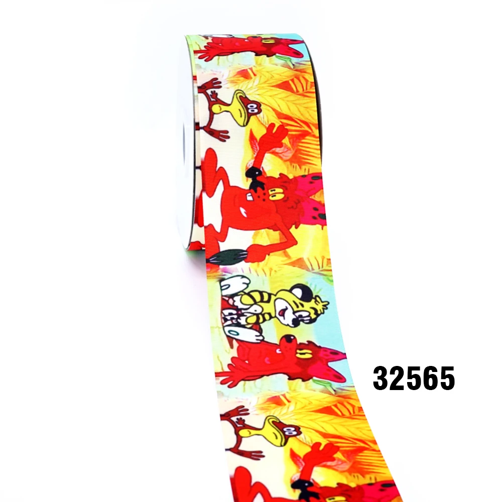 50 ярдов мультфильм напечатанный grosgrain ленты 32557