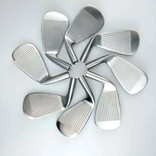 Клюшки для гольфа Утюги A3-718 Серебро Гольф Кованое железо 3-9 Вт R/S стальной вал с головкой крышка