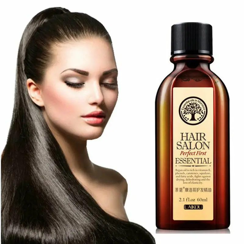 60 мл марокканское аргановое масло уход за волосами натуральный органический Уход за волосами Уход за кожей головы эфирные масла ремонт сухих повреждений лечение волос