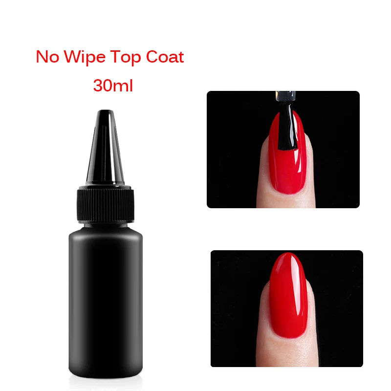 30ml No wipe top MSHARE закаленное верхнее покрытие матовые топы для коврик для ухода за ногтями mate Гель-лак Полупостоянный УФ-лак - Цвет: 30ml No wipe top