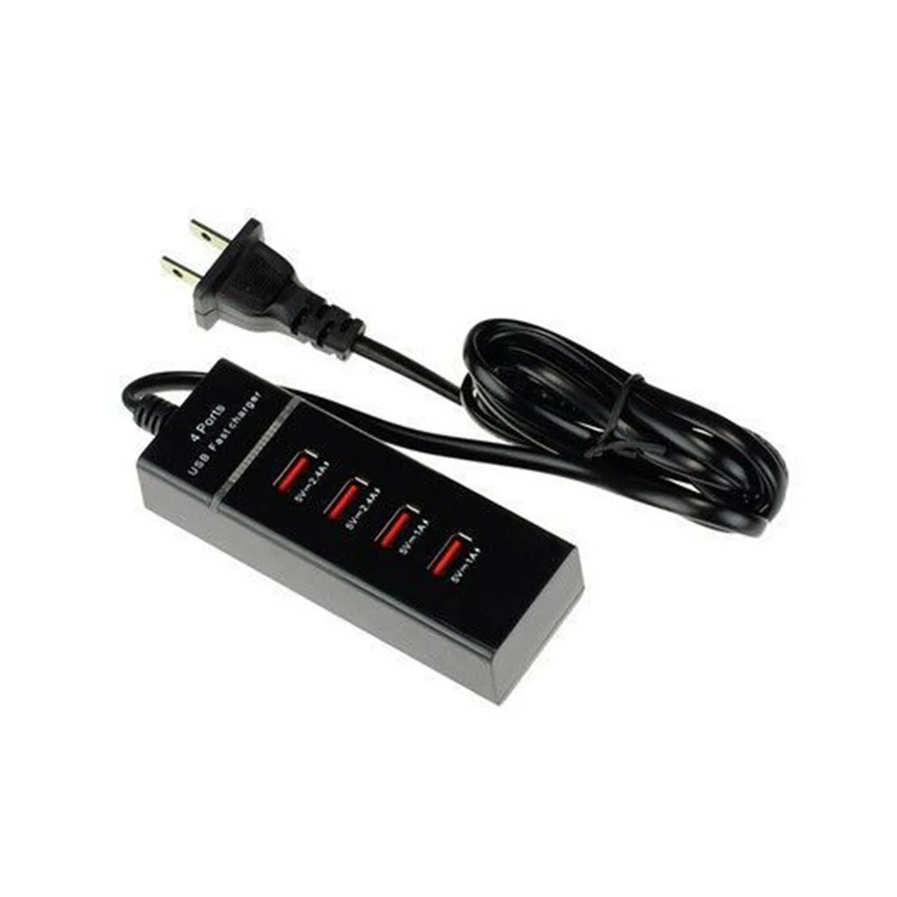 Мульти 4 порта USB для путешествий, походная Зарядка для телефона Быстрая зарядка для смартфона iphone samsung