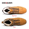 DEKABR Brand Genuine Leather Autumn Winter Warm Fur Classic Snow Boots Male Motorcycle Boots Men Warm Ankle High Top Men's Boots ► Photo 2/6