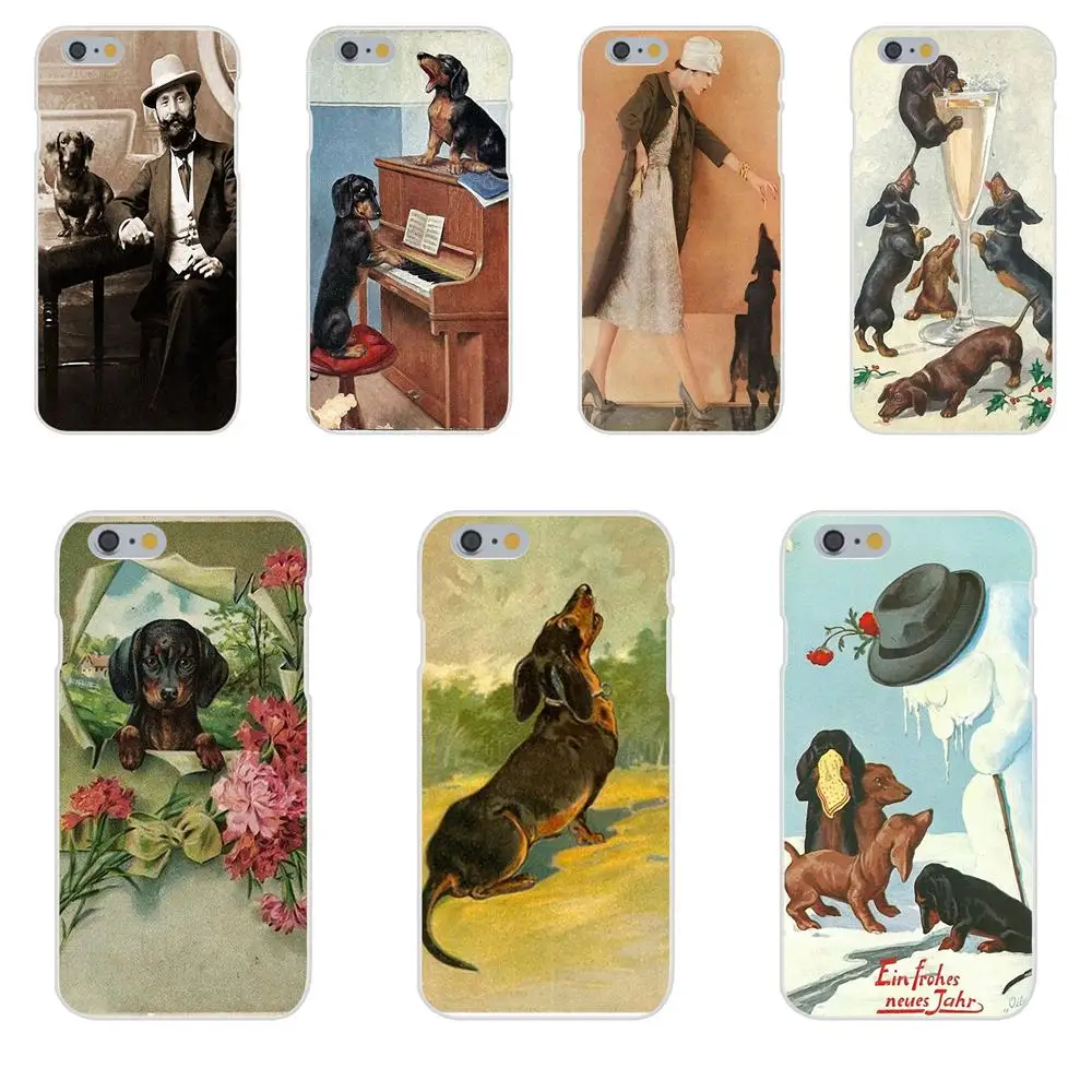 

Soft Cell Phone Shell For Huawei P7 P8 P9 P10 P20 P30 Lite Mini Plus Pro Y9 Prime P Smart Z 2018 2019 Vintage Dachshund