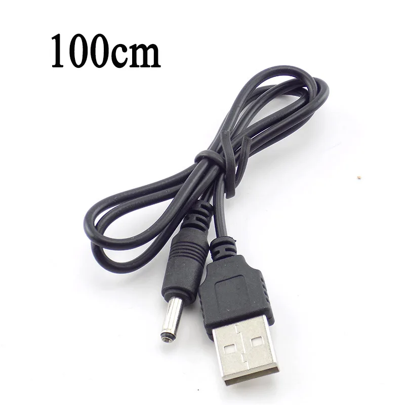 100cm USB charging AC DC 4,2 в 500мА 3,5 мм домашняя настенная вилка ЕС США 18650 перезаряжаемая батарея зарядное устройство адаптер питания для фонарика фонарь-вспышка - Испускаемый цвет: 100cm USB charging