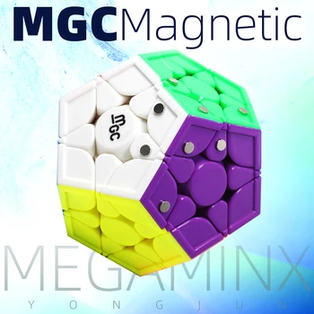

MGC Cube Magnetic Megaminxeds Magic Cube Speed Puzzle Yongjun Megamin Professional Dodecahedron Cubo Magico WCA Championship