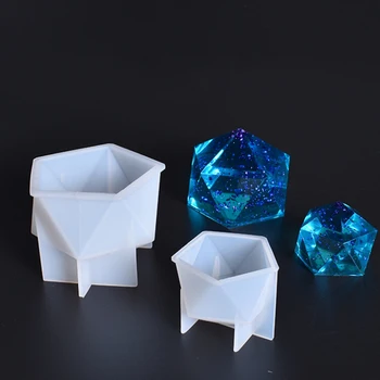 

Geometry Silicone Mold Resin Jewelry Making Mould Epoxy Pendant Craft DIY Tool