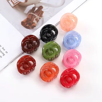 

36PC candy color Hair Claws claps for Women girls childs Hairpin Crabs Hair Claw Clips Accessories washface Headwear Ornament E4