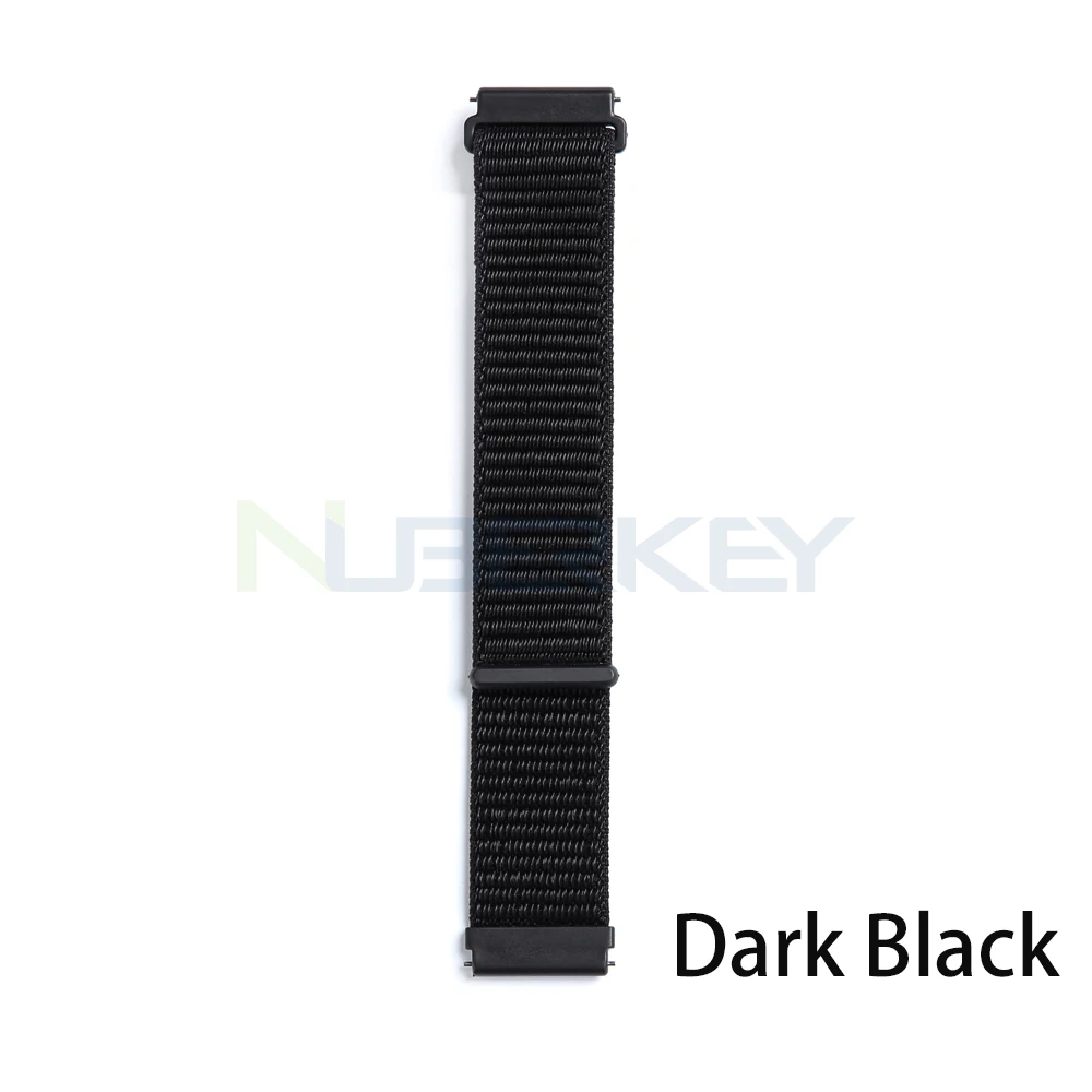 Dark Black Спортивный сменный тканый нейлоновый ремешок для Fitbit Versa, дышащий регулируемый ремешок с застежкой, ремешок для часов Fitbit Versa, Смарт-часы - Цвет: Dark Black